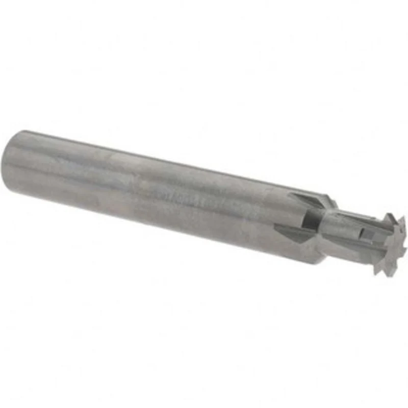 Accupro 3/8 3/8 Cut Diam, 0.072 Cut Width, 3/8 Shank, Solid Carbide Double-Angle Cutter Uncoated, 6 Teeth, 2-1/2 OAL ...